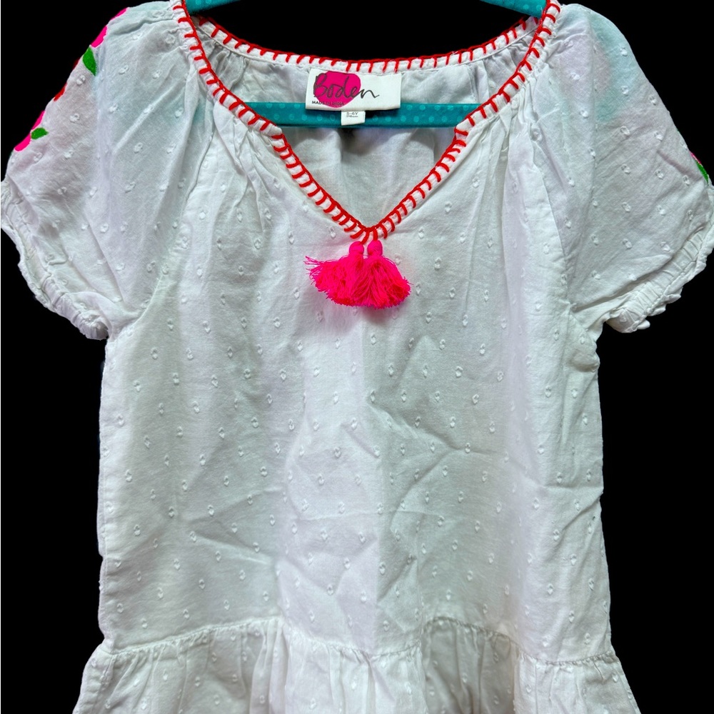Mini Boden Crewcuts Lot of 2 Girls Tops Size 5-6